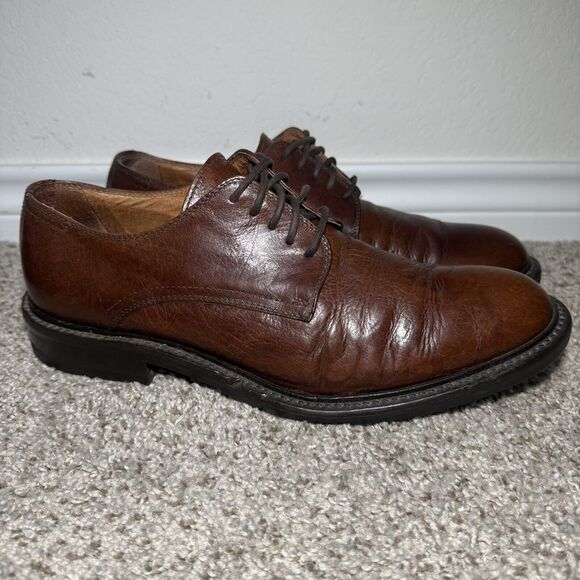 Bacco Bucci Men’s Brown Leather Dress Shoes Size 10.5 main image 9